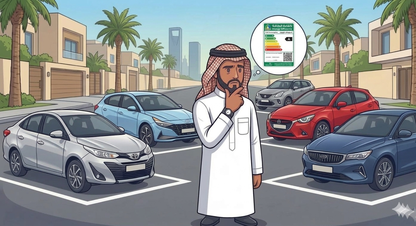 السيارات الأكثر توفيراً للوقود في السوق السعودي: دليلك بناءً على بطاقة كفاءة الطاقة
