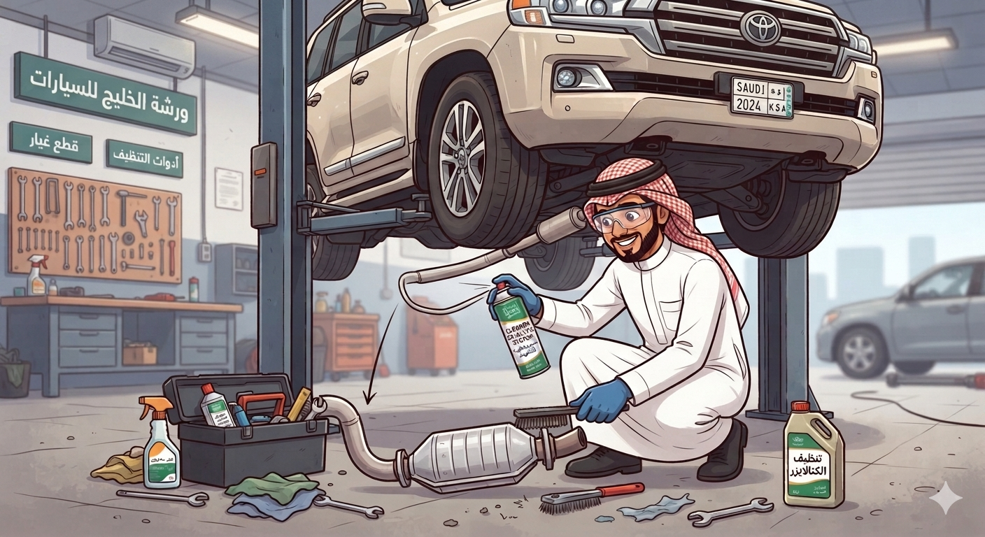 دليلك الشامل لتنظيف دبة التلوث (الكتالايزر) في السيارة بيدك