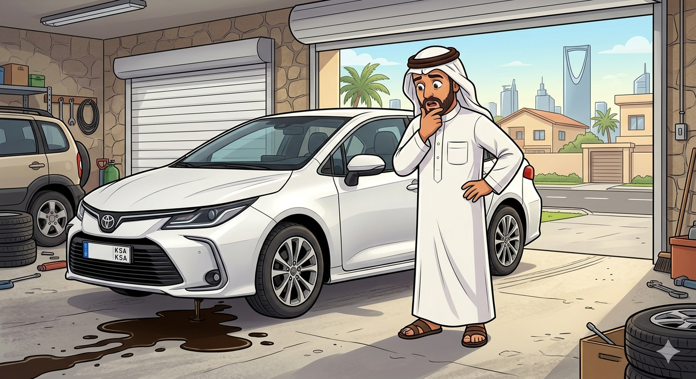 أسباب تهريب زيت المكينة من الأسفل وحلولها لحماية محركك