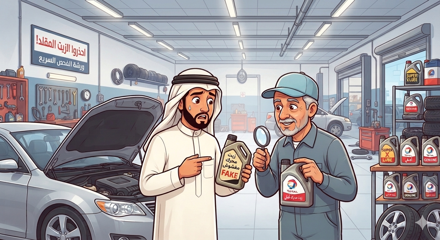 احذر خداع الورش: كيف تكتشف زيت المحرك المغشوش والمقلد قبل صبه في ماكينة سيارتك؟
