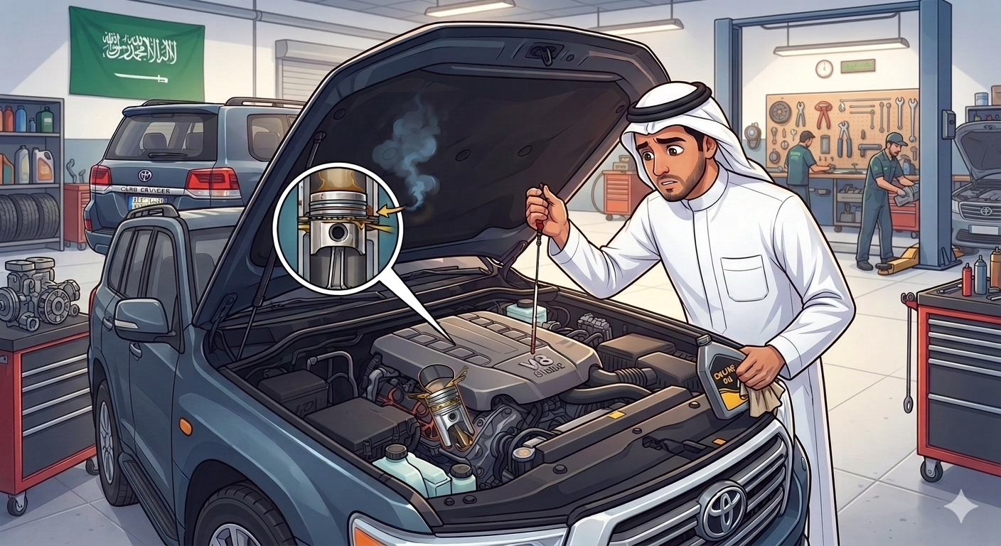 لماذا ينقص زيت المكينة بدون تهريب؟ الأسباب الخفية والحلول لحماية محركك