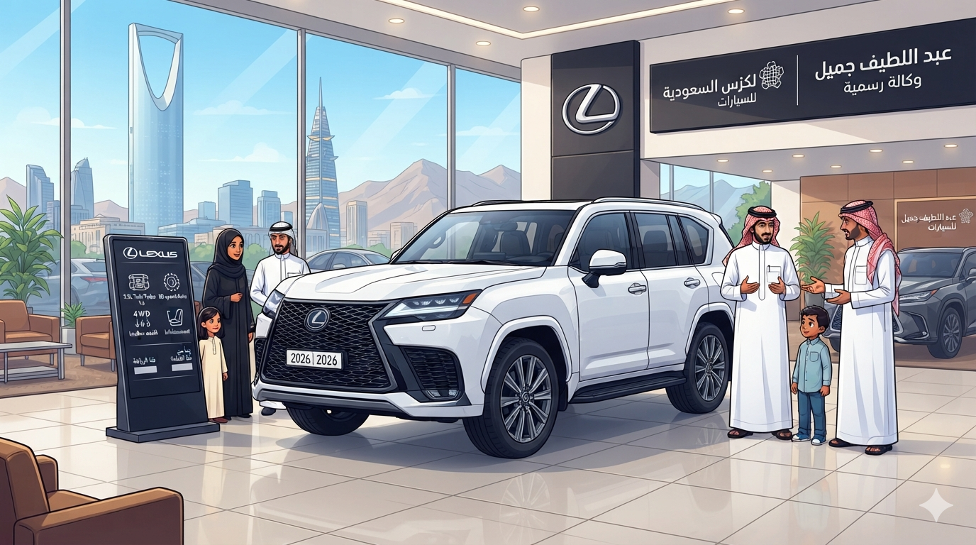 أسعار ومواصفات لاندكروزر لكزس LX في الوكالات السعودية